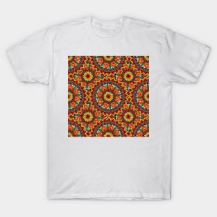 Abstract mosaic tile pattern T-Shirt